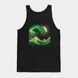 GREEN WAVE Tank Top